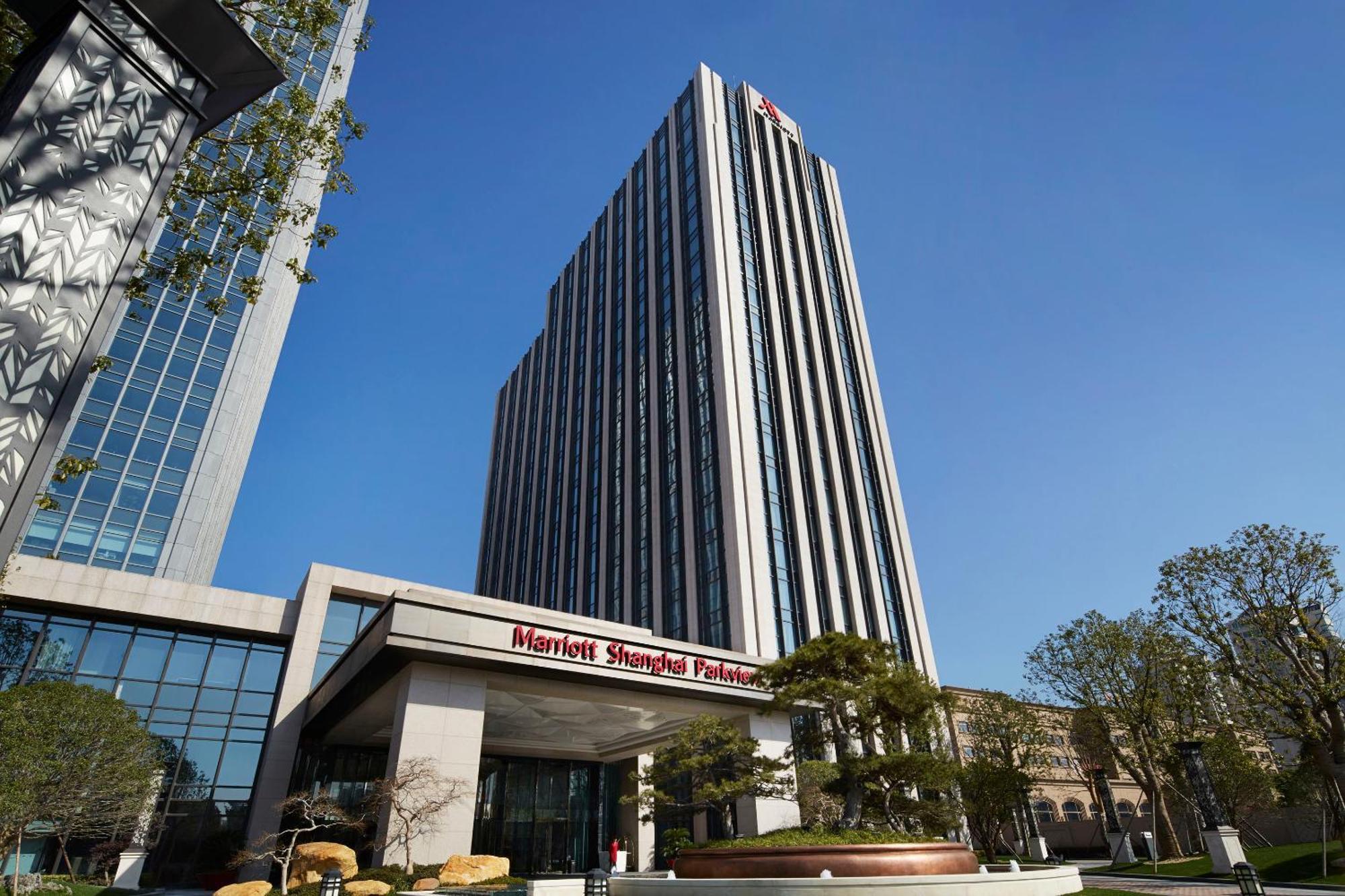 シャンハイ マリオット ホテル パークビュー 上海市 エクステリア 写真