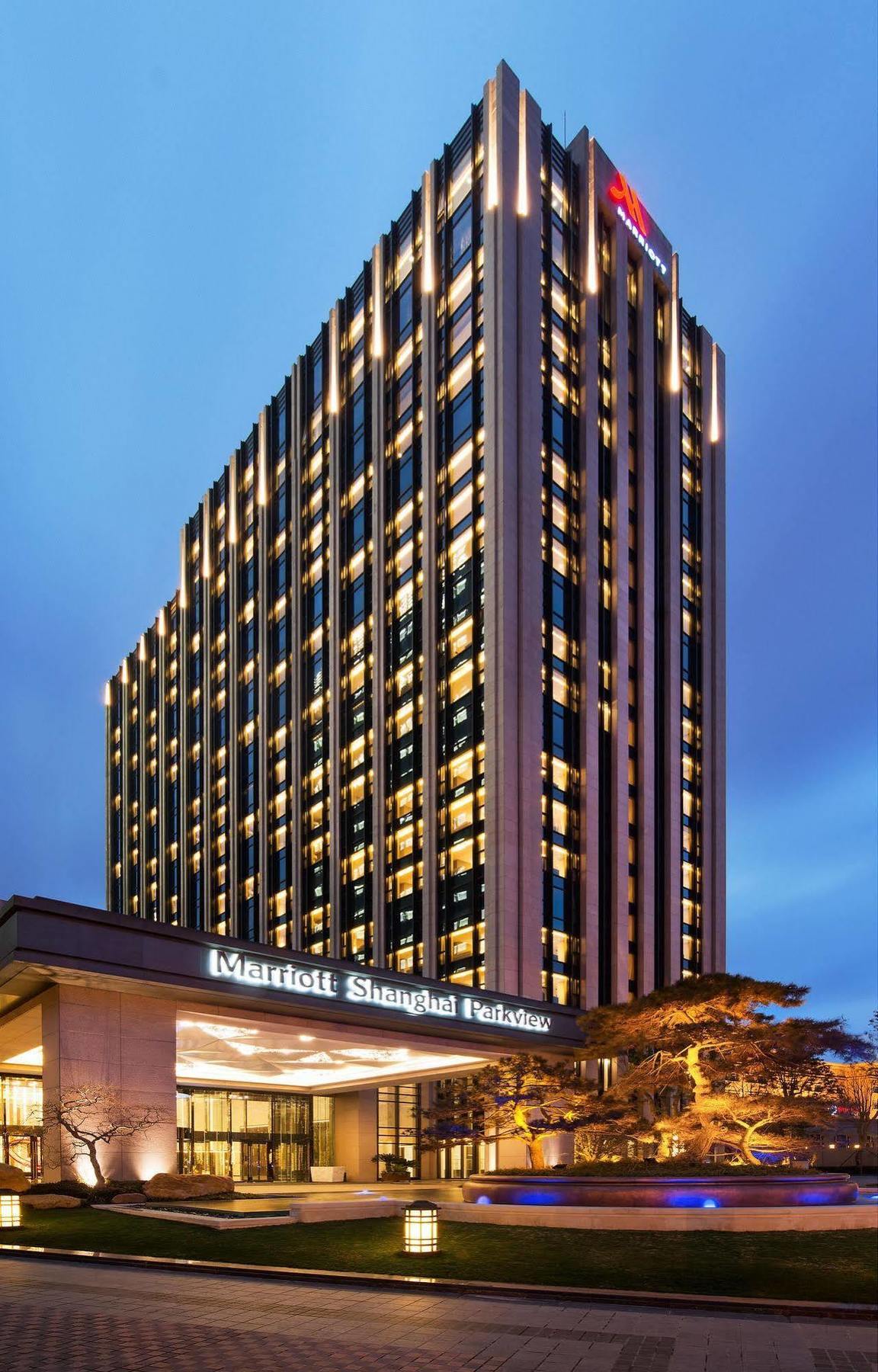 シャンハイ マリオット ホテル パークビュー 上海市 エクステリア 写真